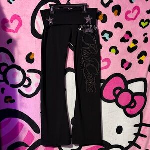 ⭐️GRAIL Rush couture fold over yoga pants👑